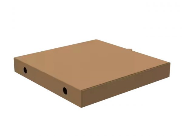 Plain Brown Pizza Boxes