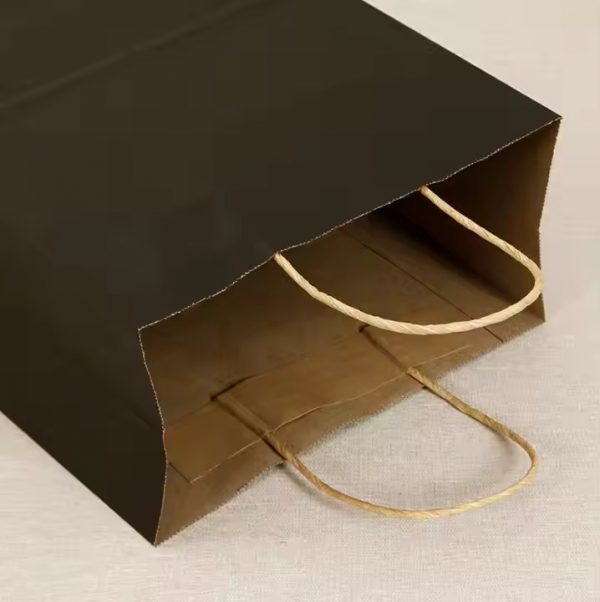 Small Black Paper Bag (40 X 110 X 310MM) - Image 2